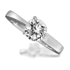 0.71ct Si3/gh Round Diamond Solitaire Ring