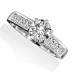 Shoulder Set Diamond Engagement Ring