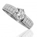 Shoulder Set Diamond Engagement Ring