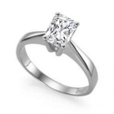 Classic Radiant Diamond Engagement Ring