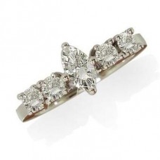 Shoulder Set Diamond Engagement Ring