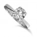 Certified 0.28ct Si1/g Round Diamond Ring