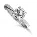 18ct White Gold 0.22ct I1/f Round Diamond Solitaire Ring
