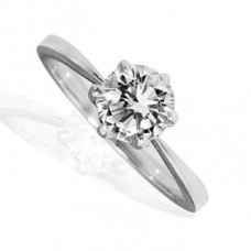 0.50ct Si2/f Round Diamond Solitaire Ring