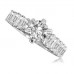 Shoulder Set Diamond Engagement Ring