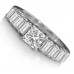 0.75ct I1/g Princess & Baguette Diamond Ring