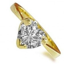 Modern Heart Diamond Engagement Ring Modern Heart Diamond Engagement Ring