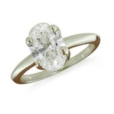 0.22ct Si/i Oval Shaped Diamond Ring