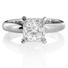 0.71ct E/i1 Round Diamond Solitaire Ring
