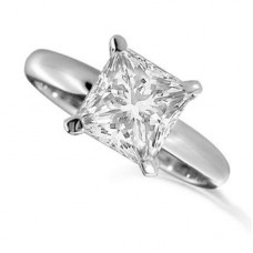 Agi 1.00ct Si2/j Four Claw Set Round Diamond Solitaire Ring