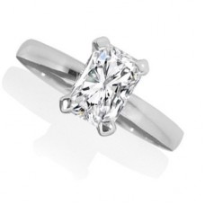 Modern Radiant Diamond Engagement Ring