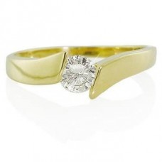 0.20 Vs1/f Round Diamond Solitaire Ring