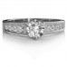 Shoulder Set Diamond Engagement Ring