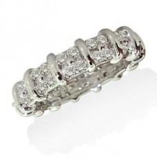 Modern Round Diamond Full Eternity Ring