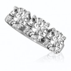 Traditional Round Diamond Trilogy Ring