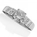 0.75ct I1/f Round Diamond Shoulder Set Ring