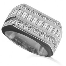 2.08ct Si/ef Mens Diamond Ring