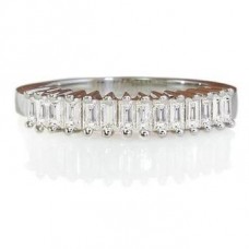 0.92ct Si/d Emerald Diamond Eternity Ring