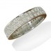 0.96ct Si/fg Round Diamond Full Eternity Ring