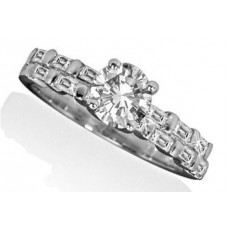 Shoulder Set Engagement Ring