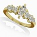 Marquise Diamond Shoulder Set Ring