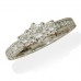 1.25ct I1/gh Round Diamond Trilogy  Ring