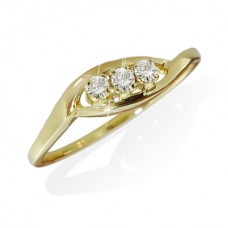 1.25ct Fg/si3/i1 Round Diamond Ring