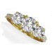 1.00ct I1/g Round Diamond Trilogy Ring