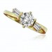 Unique Round & Baguette Diamond Trilogy Ring