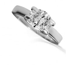 Unique Oval Diamond Engagement Ring