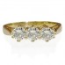 0.44ct Vs2/f Round Diamond Trilogy Ring