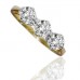 Elegant Round Diamond Trilogy Ring