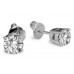 0.38ct Fg/si Round Diamond Stud Earrings