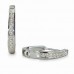 0.22ct Vvs/de Round Diamond Hoop Earrings