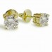 0.50ct I1/gh Round Diamond Earrings