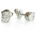 Traditional Oval Diamond Stud Earrings
