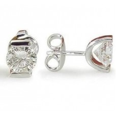 0.45ct Fg/si Round Diamond Stud Earrings