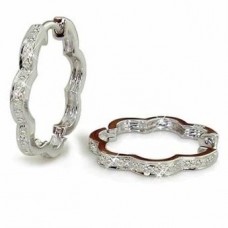 0.36ct I1/g Diamond Hoop Earrings