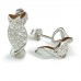 Round Diamond Cluster Earrings