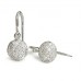 Round Diamond Cluster Earrings
