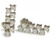 Designer Round Diamond Hoop Earrings
