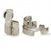 Round Diamond Cluster Earrings