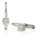Round Diamond Hoop Earrings