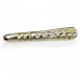 Round Diamond Two Tone Tie Pin