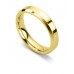 4mm Bevel Edge Court Shape Wedding Ring