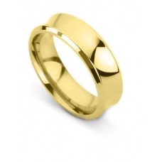 4mm Concave Shape Wedding Ring