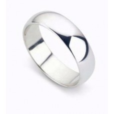 7mm Court Shape Wedding Ring