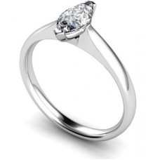 0.60ct Vs2/e Marquise Solitaire Ring