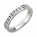 0.17ct Vs/efround Diamond Half Eternity Ring