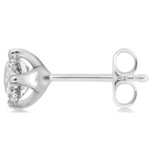 Embrace Round Diamond Single Stud Earring